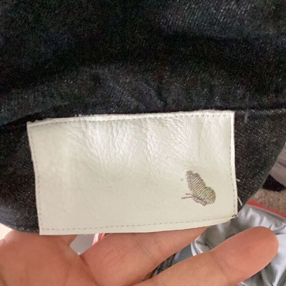 True IMG Two Tone Denim Truck Jacket Women’s Small Jean & Black - Picture 11 of 12